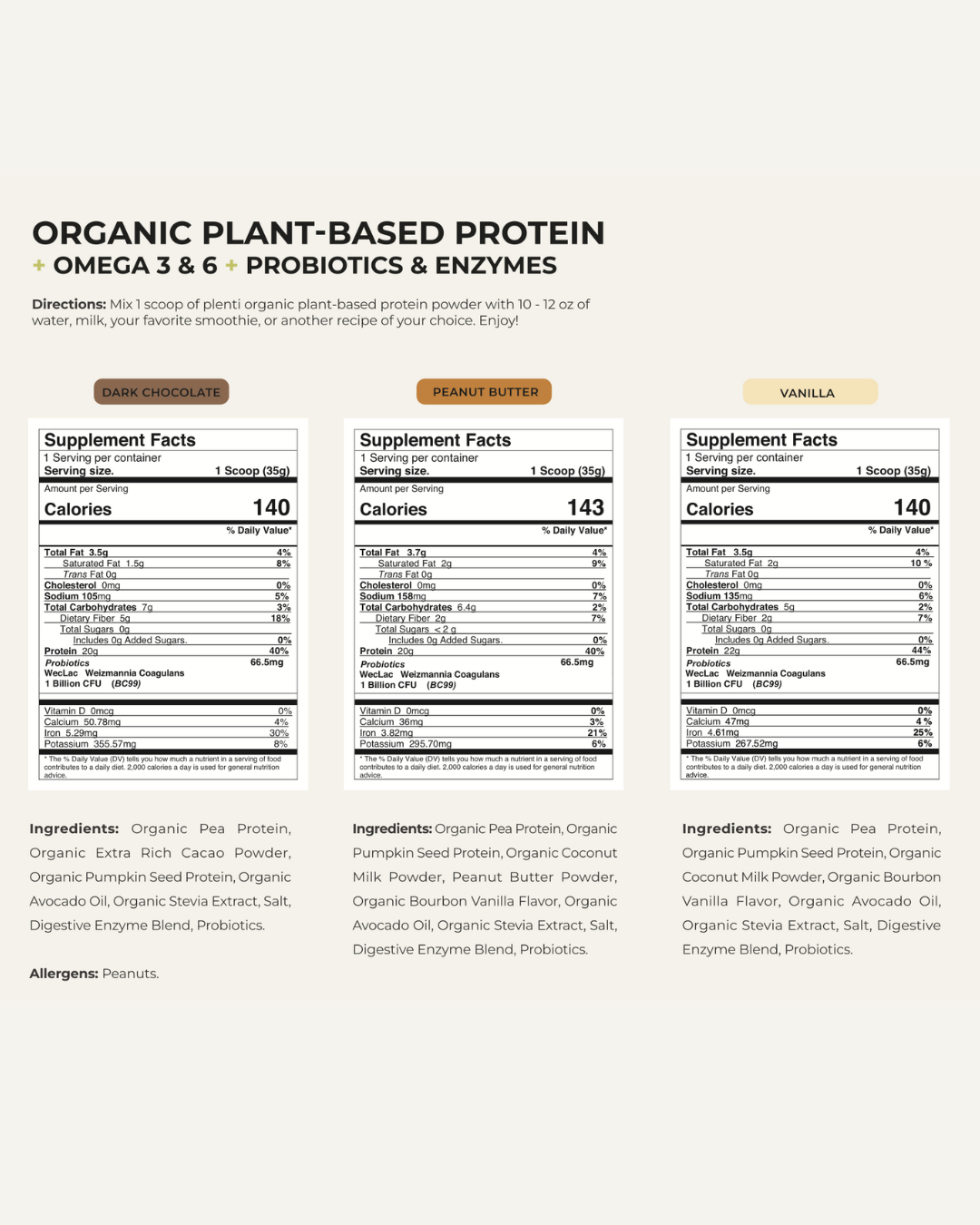 Proteína para llevar: (9 Packs)