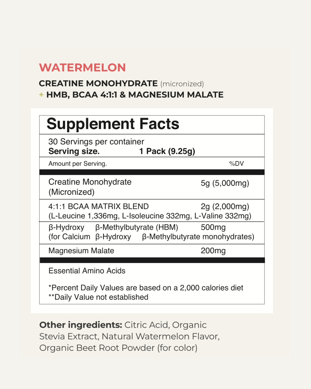 Creatina Monohidratada + (30 Porciones)